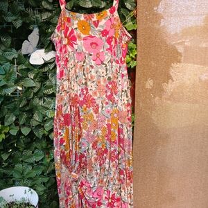 NATURAL LIFE Colorful Floral Maxi Dress $60 FIRM!!!